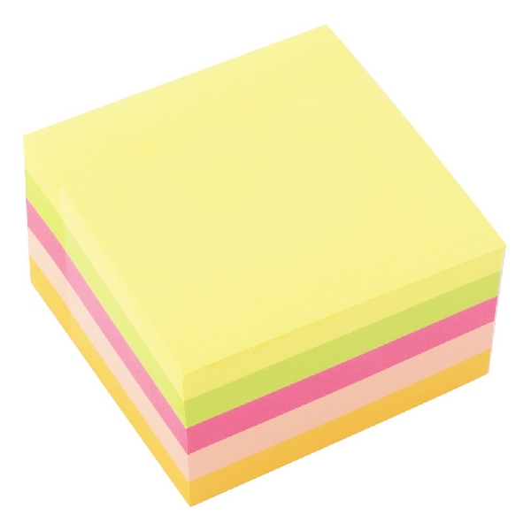 Picture of CUBE D.RECT 75x75mm 450 NEON NOTES