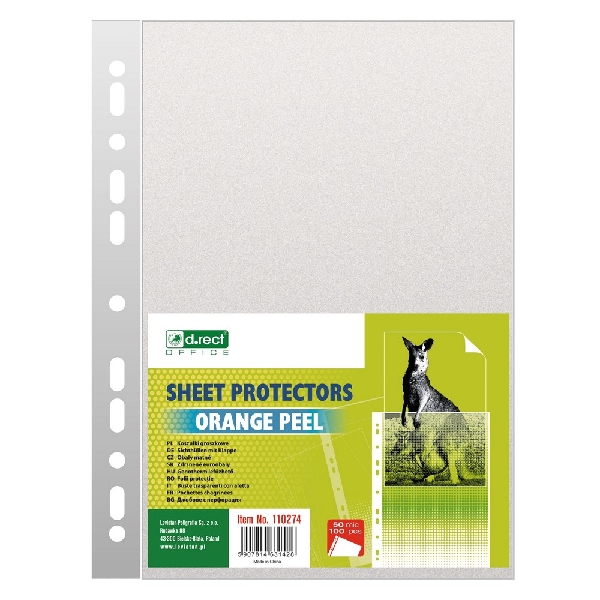Picture of SHEET PROTECTOR D.RECT OP 50mic a'100