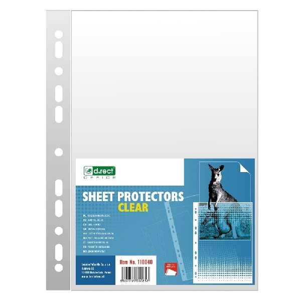 Picture of SHEET PROTECTOR D.RECT CC 50mic a'100
