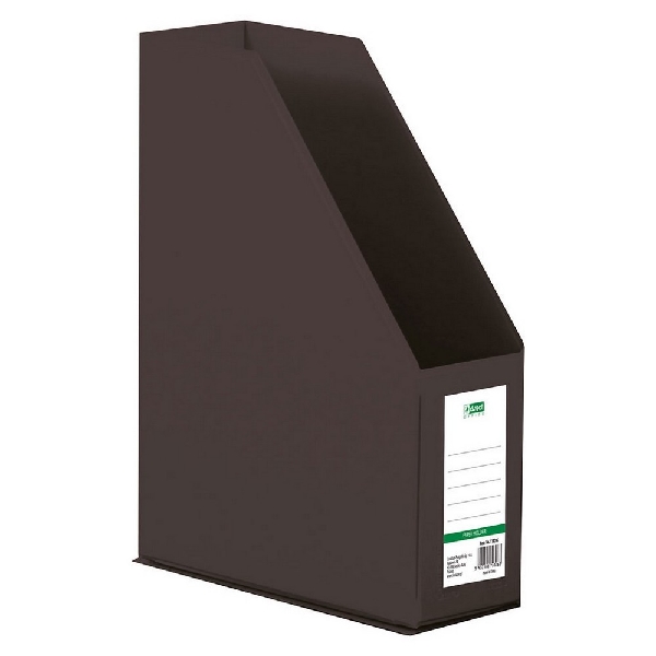 Picture of MAGAZINE HOLDER D.RECT PVC A4 90mm BLACK