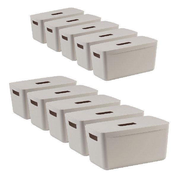 Picture of STORAGE BOX IH 8L NEUTRAL 10pcs.